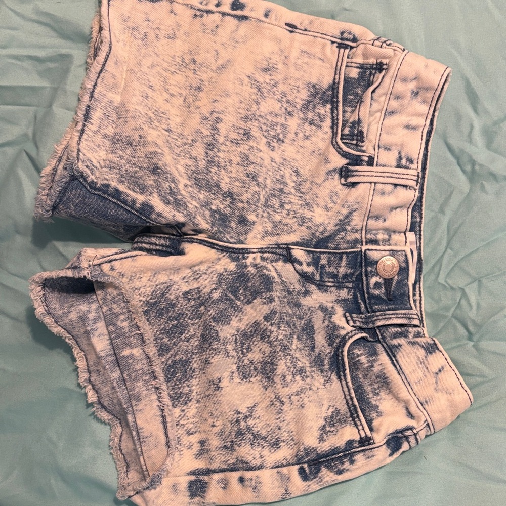 Old Navy Light Blue Acid Wash Denim Cutoff Shorts